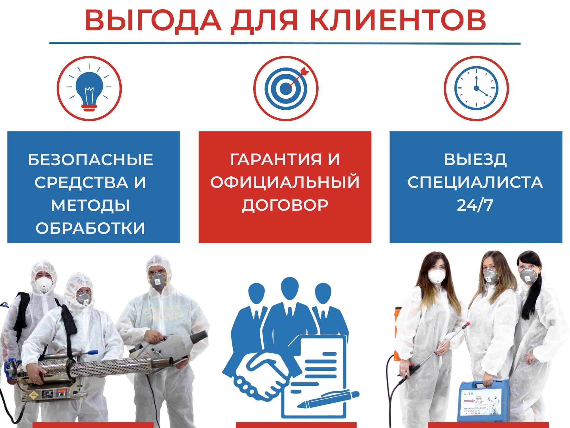 Преимущества для клиентов